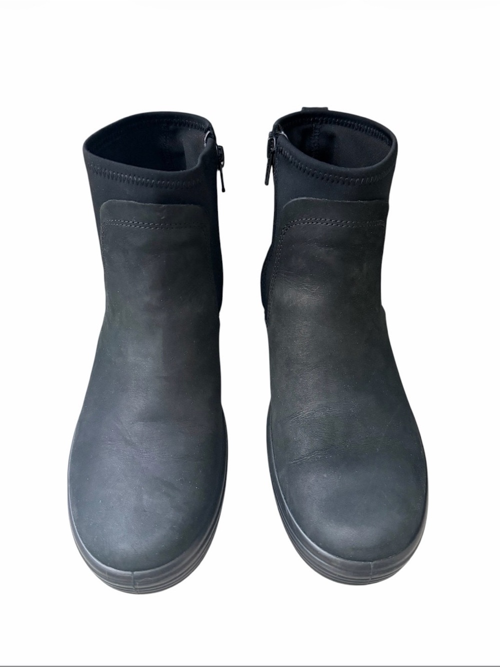 Ecco Women’s Black Waterproof Ankle Boots with Side Zip